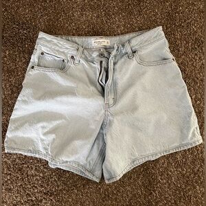 Abercrombie & Fitch Light Wash Jean Shorts
